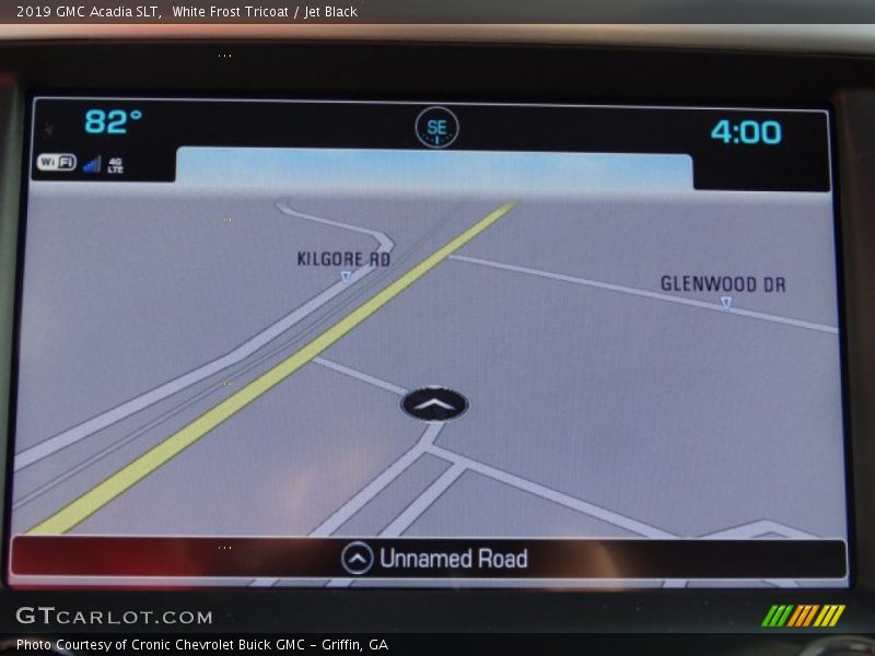 White Frost Tricoat / Jet Black 2019 GMC Acadia SLT