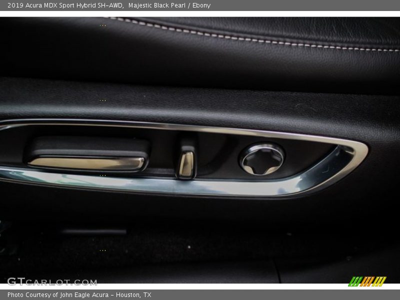 Majestic Black Pearl / Ebony 2019 Acura MDX Sport Hybrid SH-AWD