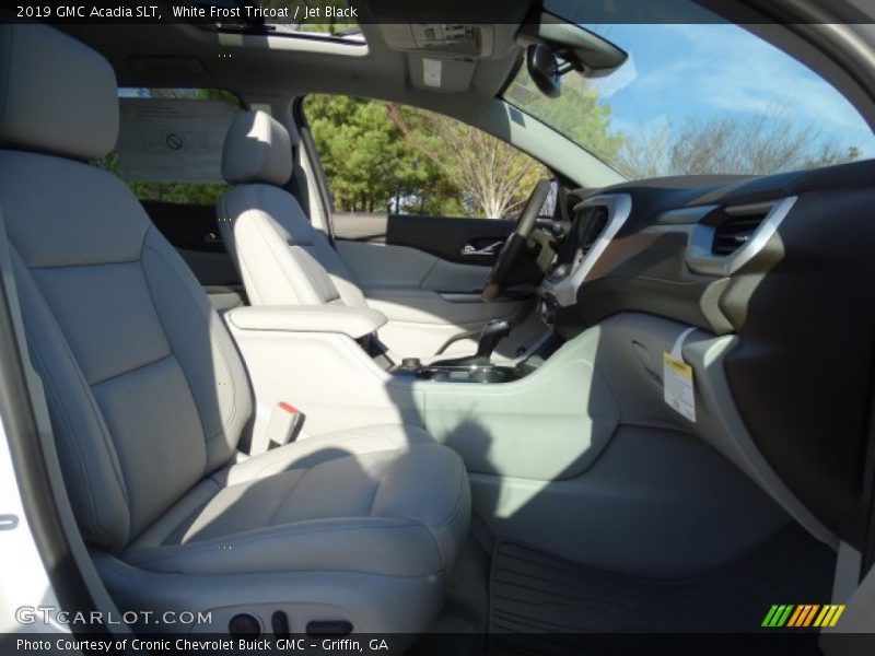 White Frost Tricoat / Jet Black 2019 GMC Acadia SLT
