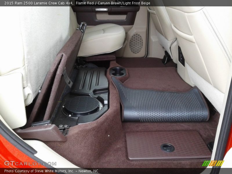 Flame Red / Canyon Brown/Light Frost Beige 2015 Ram 2500 Laramie Crew Cab 4x4