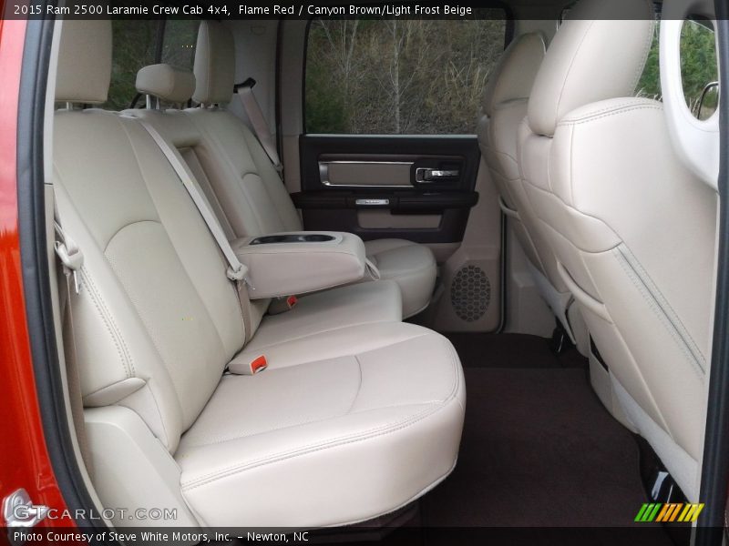 Flame Red / Canyon Brown/Light Frost Beige 2015 Ram 2500 Laramie Crew Cab 4x4
