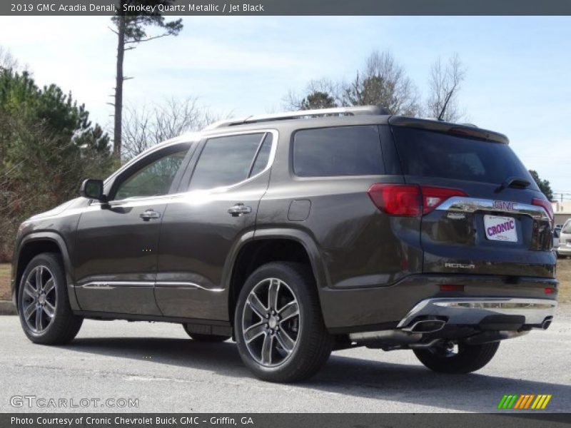 Smokey Quartz Metallic / Jet Black 2019 GMC Acadia Denali