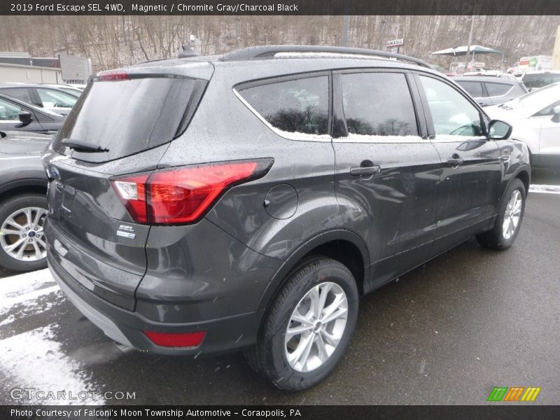 Magnetic / Chromite Gray/Charcoal Black 2019 Ford Escape SEL 4WD