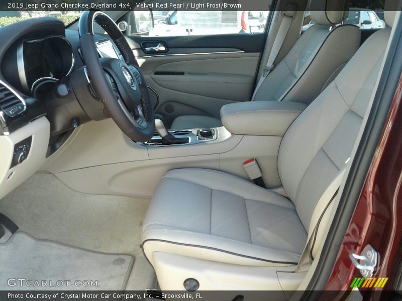 Velvet Red Pearl / Light Frost/Brown 2019 Jeep Grand Cherokee Overland 4x4