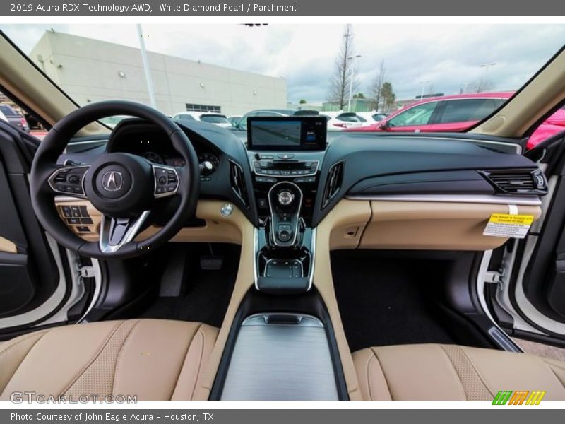 White Diamond Pearl / Parchment 2019 Acura RDX Technology AWD