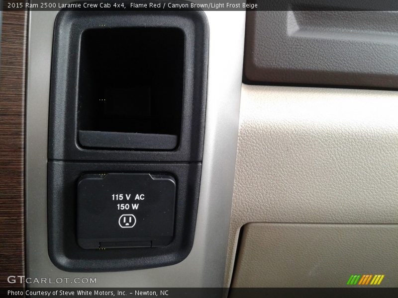 Flame Red / Canyon Brown/Light Frost Beige 2015 Ram 2500 Laramie Crew Cab 4x4