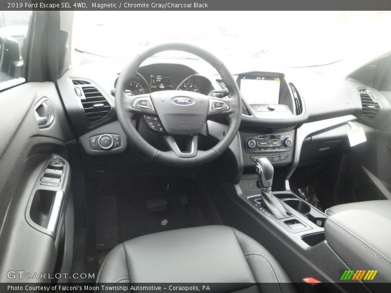 Magnetic / Chromite Gray/Charcoal Black 2019 Ford Escape SEL 4WD