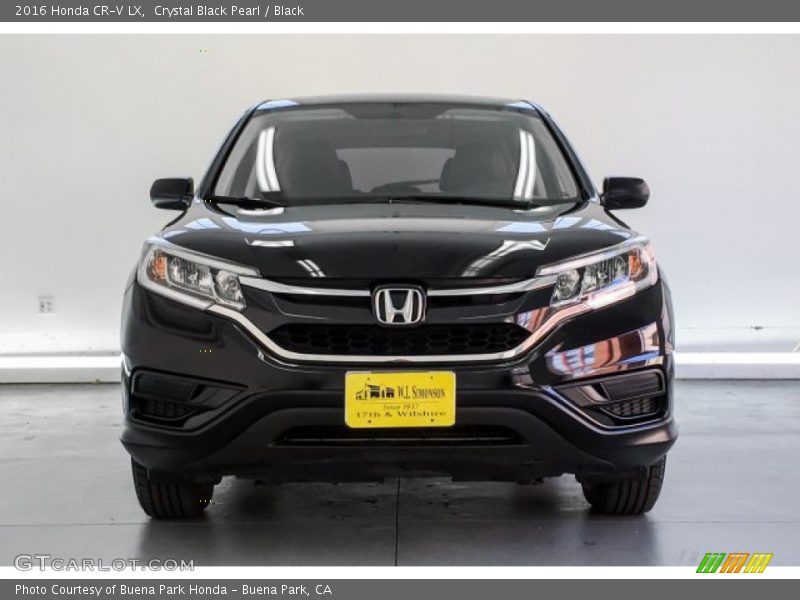 Crystal Black Pearl / Black 2016 Honda CR-V LX