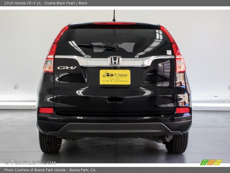 Crystal Black Pearl / Black 2016 Honda CR-V LX