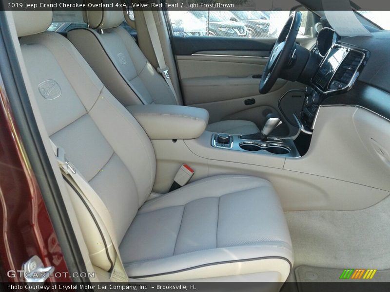 Velvet Red Pearl / Light Frost/Brown 2019 Jeep Grand Cherokee Overland 4x4