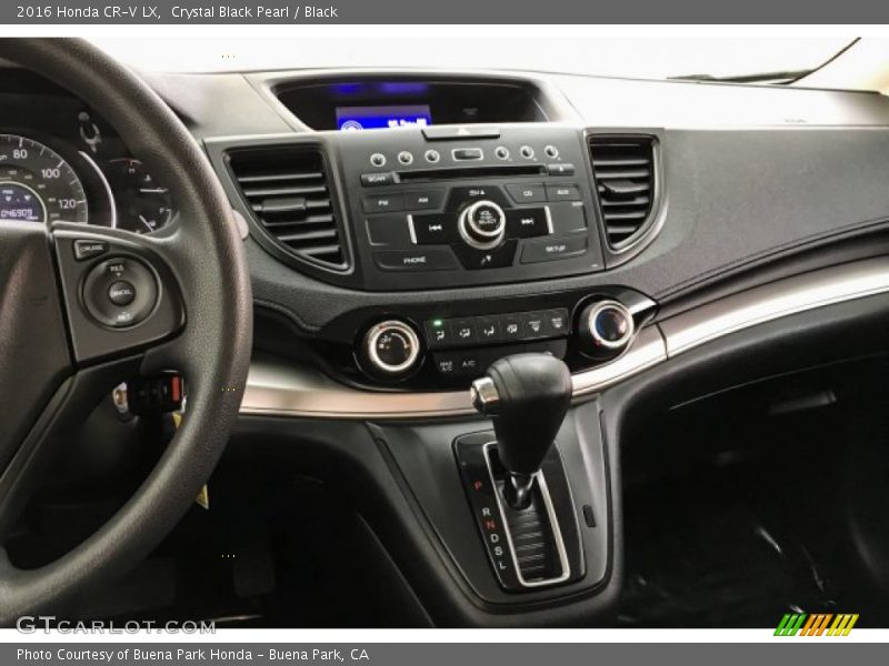 Crystal Black Pearl / Black 2016 Honda CR-V LX