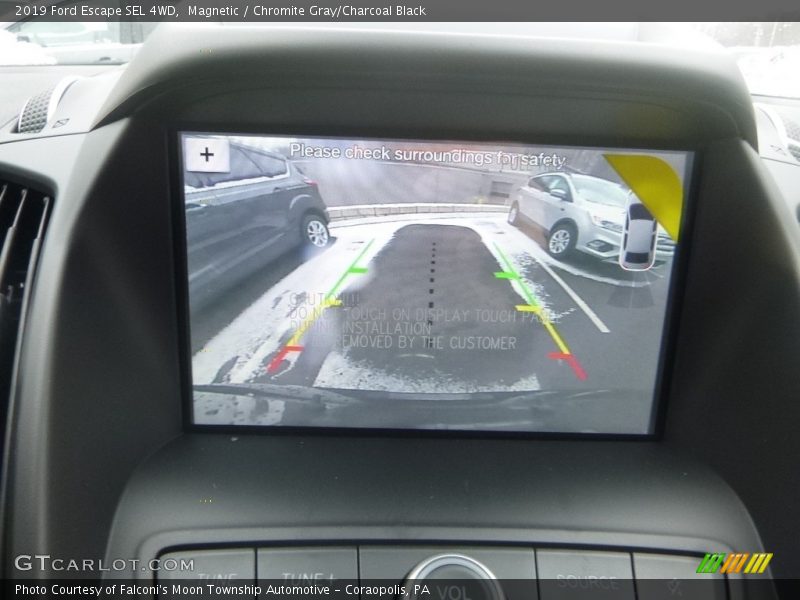 Magnetic / Chromite Gray/Charcoal Black 2019 Ford Escape SEL 4WD