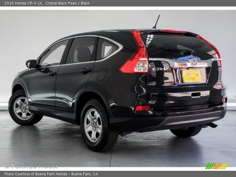 Crystal Black Pearl / Black 2016 Honda CR-V LX