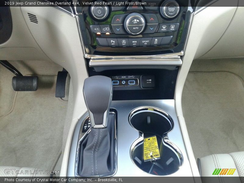 Velvet Red Pearl / Light Frost/Brown 2019 Jeep Grand Cherokee Overland 4x4