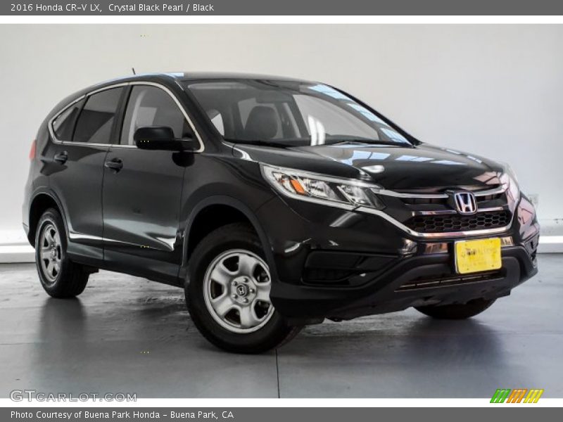 Crystal Black Pearl / Black 2016 Honda CR-V LX