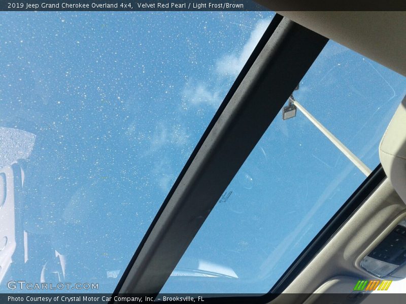 Velvet Red Pearl / Light Frost/Brown 2019 Jeep Grand Cherokee Overland 4x4