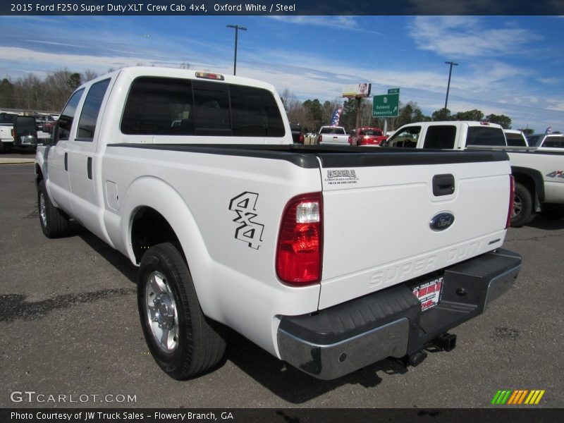 Oxford White / Steel 2015 Ford F250 Super Duty XLT Crew Cab 4x4