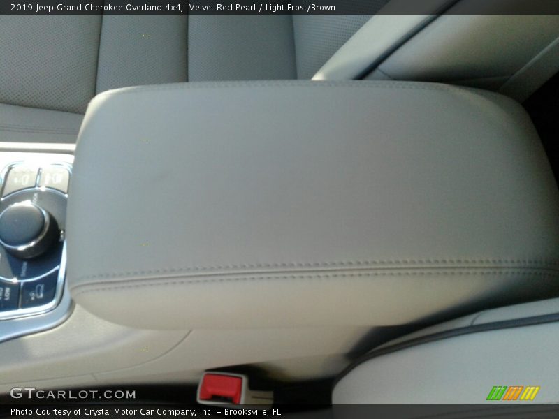 Velvet Red Pearl / Light Frost/Brown 2019 Jeep Grand Cherokee Overland 4x4