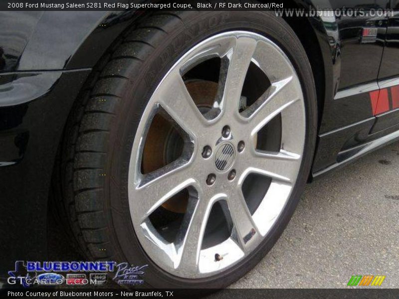 Black / RF Dark Charcoal/Red 2008 Ford Mustang Saleen S281 Red Flag Supercharged Coupe