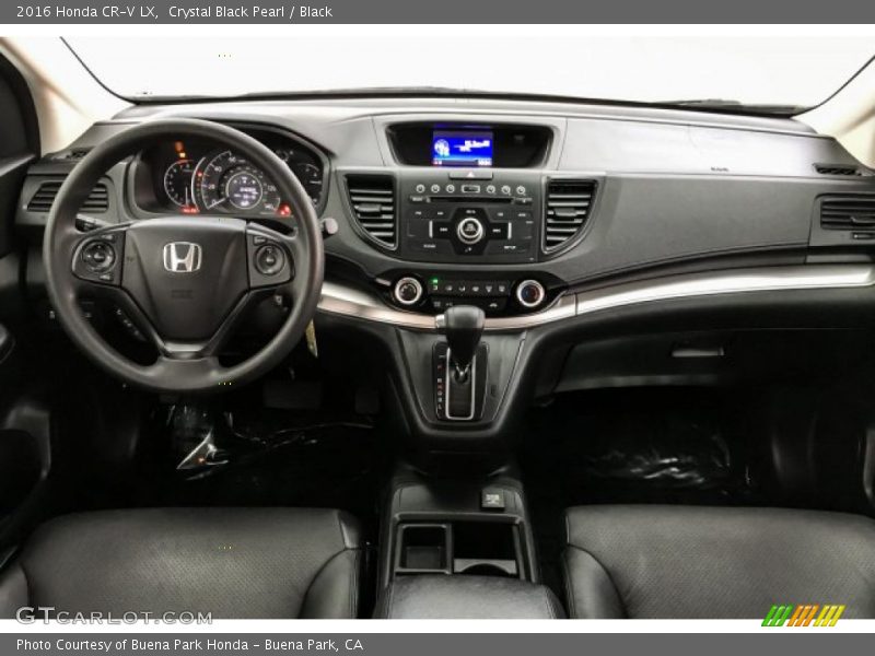 Crystal Black Pearl / Black 2016 Honda CR-V LX