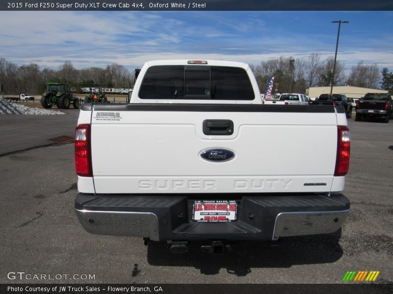 Oxford White / Steel 2015 Ford F250 Super Duty XLT Crew Cab 4x4