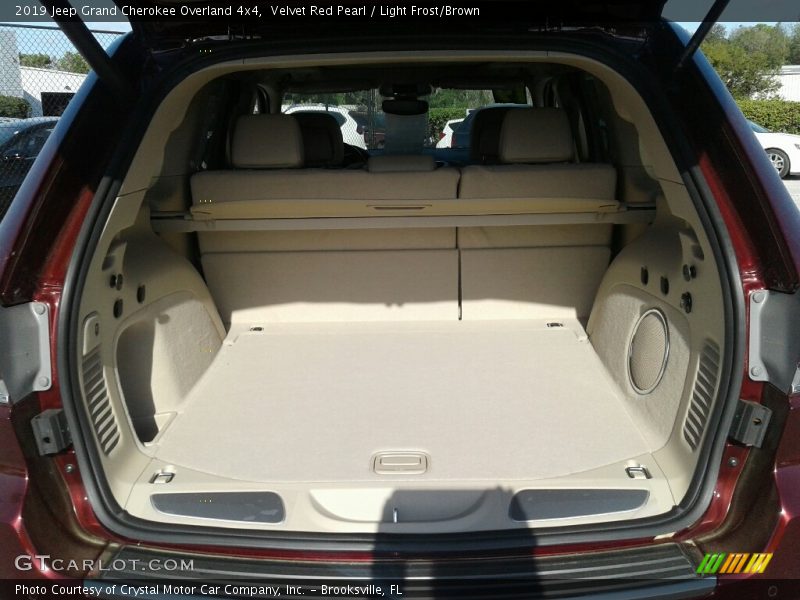 Velvet Red Pearl / Light Frost/Brown 2019 Jeep Grand Cherokee Overland 4x4