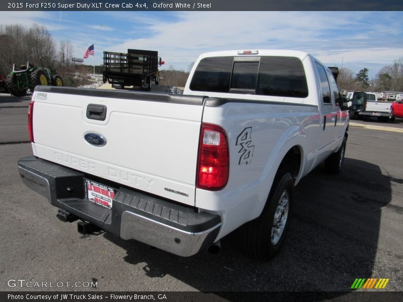 Oxford White / Steel 2015 Ford F250 Super Duty XLT Crew Cab 4x4