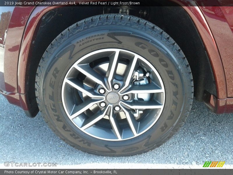 Velvet Red Pearl / Light Frost/Brown 2019 Jeep Grand Cherokee Overland 4x4