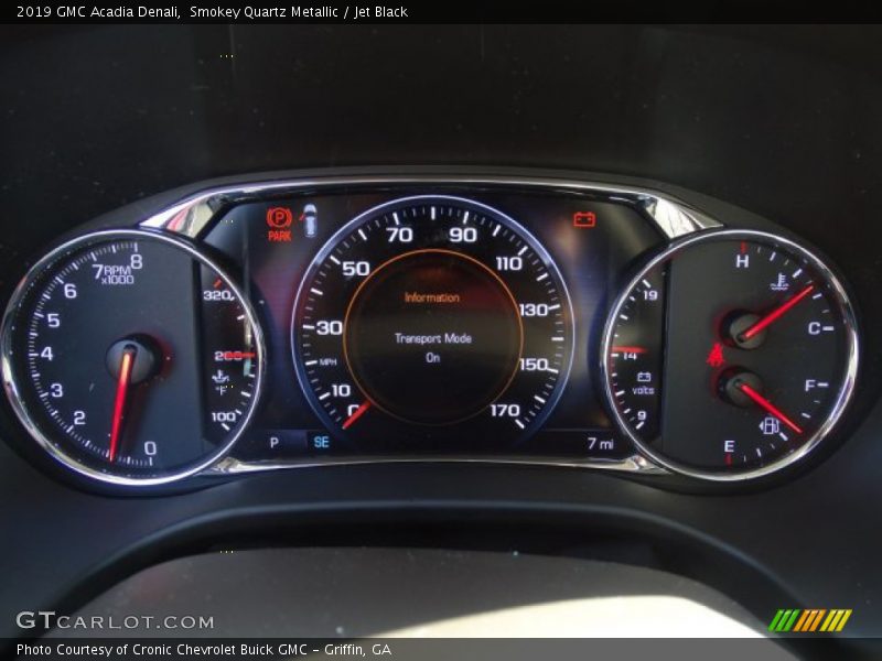 Smokey Quartz Metallic / Jet Black 2019 GMC Acadia Denali