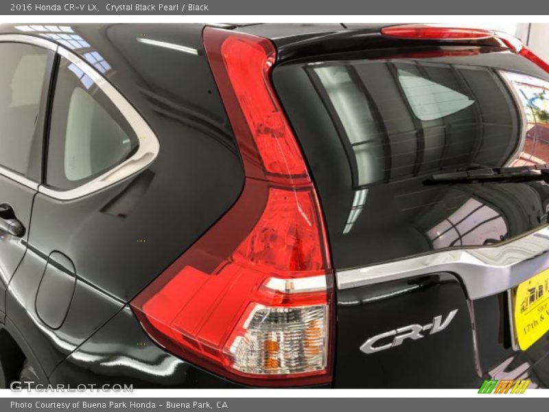 Crystal Black Pearl / Black 2016 Honda CR-V LX