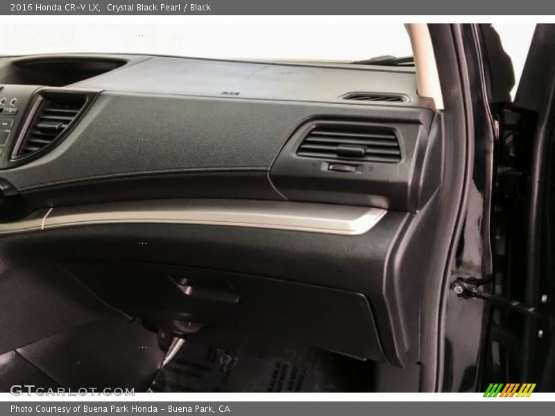 Crystal Black Pearl / Black 2016 Honda CR-V LX