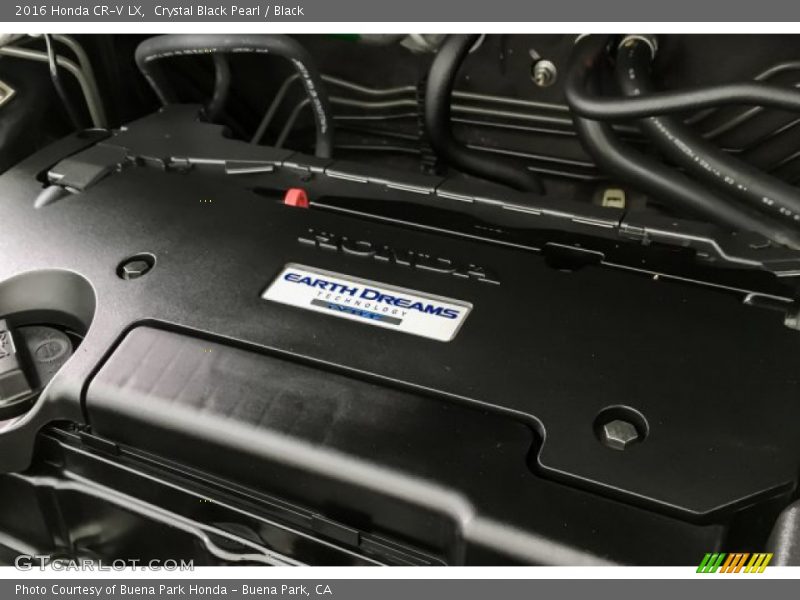 Crystal Black Pearl / Black 2016 Honda CR-V LX