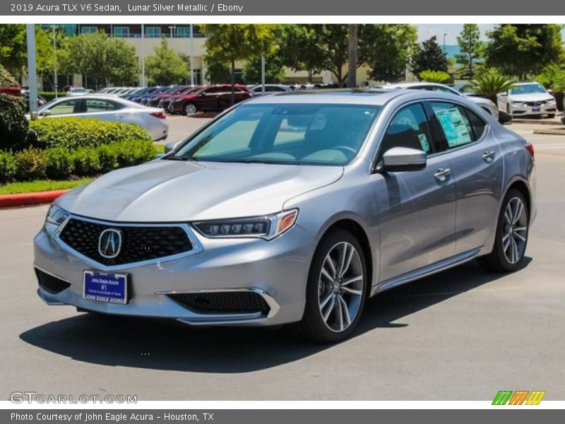 Lunar Silver Metallic / Ebony 2019 Acura TLX V6 Sedan
