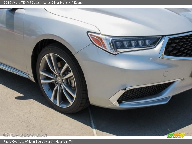 Lunar Silver Metallic / Ebony 2019 Acura TLX V6 Sedan