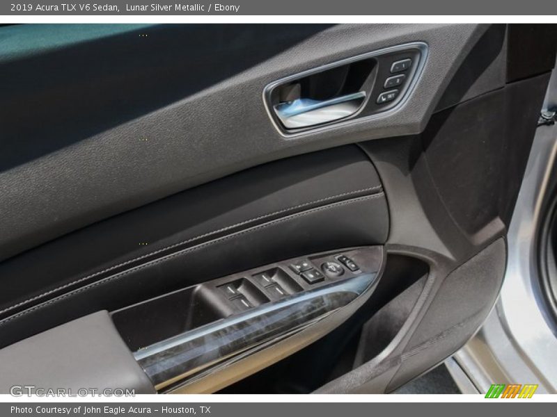 Lunar Silver Metallic / Ebony 2019 Acura TLX V6 Sedan