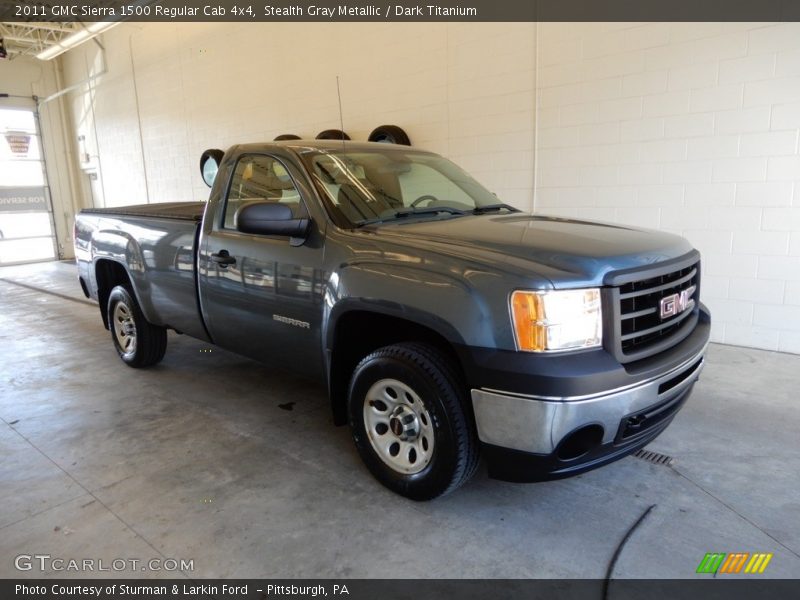 Stealth Gray Metallic / Dark Titanium 2011 GMC Sierra 1500 Regular Cab 4x4