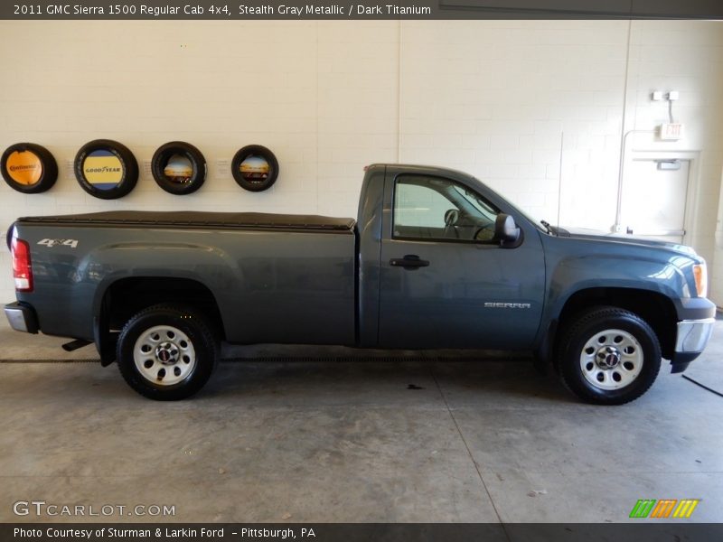 Stealth Gray Metallic / Dark Titanium 2011 GMC Sierra 1500 Regular Cab 4x4