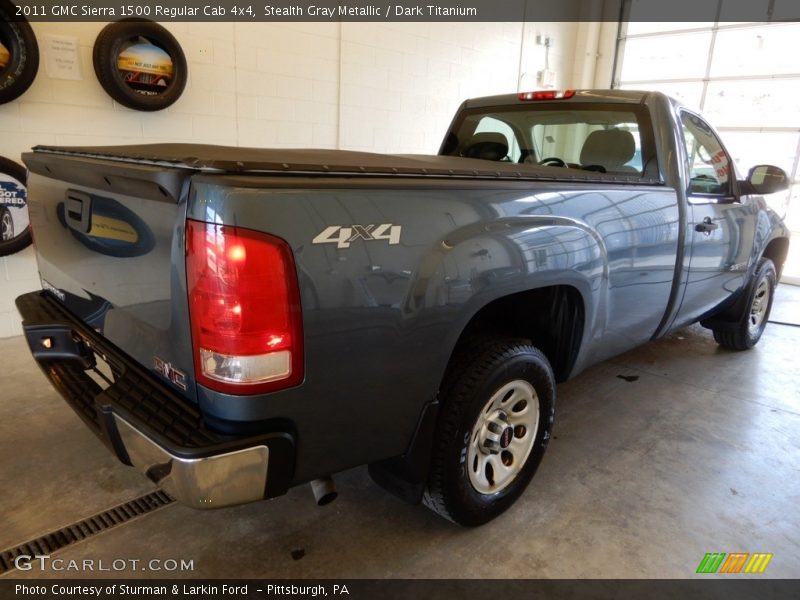 Stealth Gray Metallic / Dark Titanium 2011 GMC Sierra 1500 Regular Cab 4x4