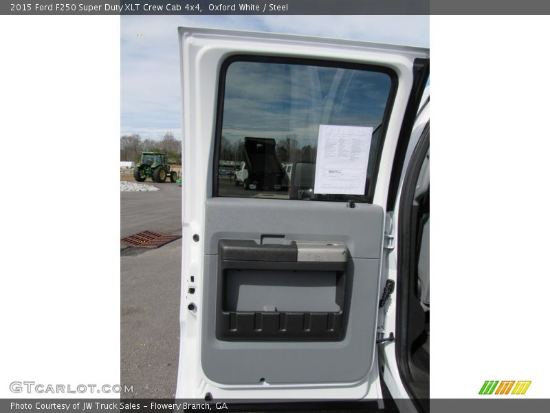 Oxford White / Steel 2015 Ford F250 Super Duty XLT Crew Cab 4x4