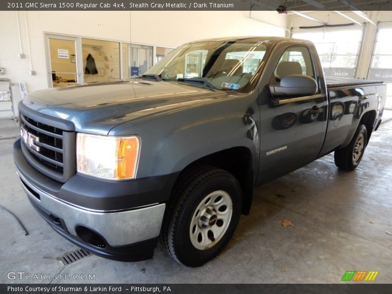 Stealth Gray Metallic / Dark Titanium 2011 GMC Sierra 1500 Regular Cab 4x4