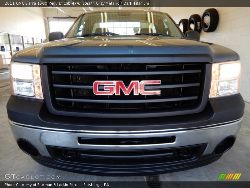 Stealth Gray Metallic / Dark Titanium 2011 GMC Sierra 1500 Regular Cab 4x4