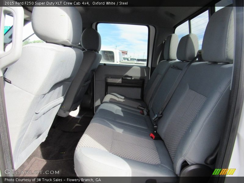 Oxford White / Steel 2015 Ford F250 Super Duty XLT Crew Cab 4x4
