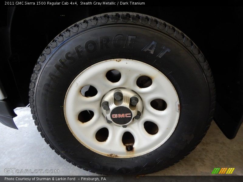 Stealth Gray Metallic / Dark Titanium 2011 GMC Sierra 1500 Regular Cab 4x4