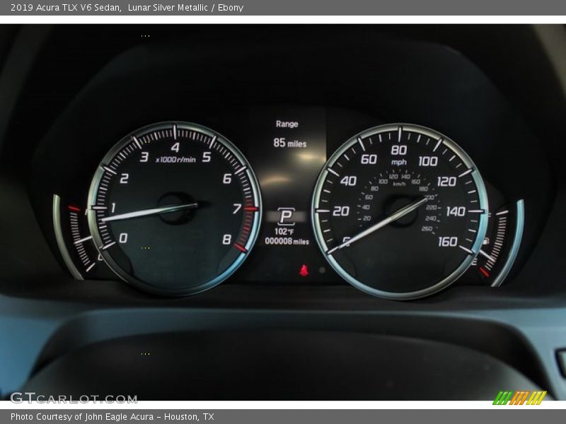 Lunar Silver Metallic / Ebony 2019 Acura TLX V6 Sedan