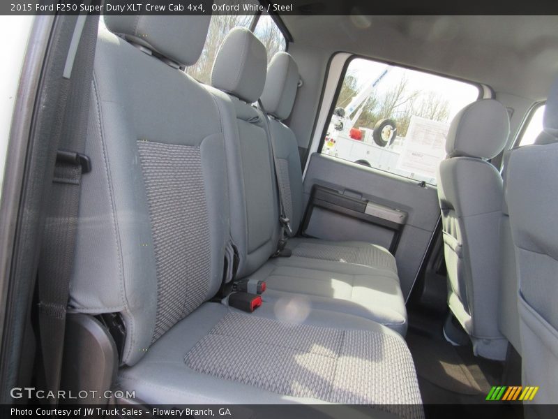 Oxford White / Steel 2015 Ford F250 Super Duty XLT Crew Cab 4x4