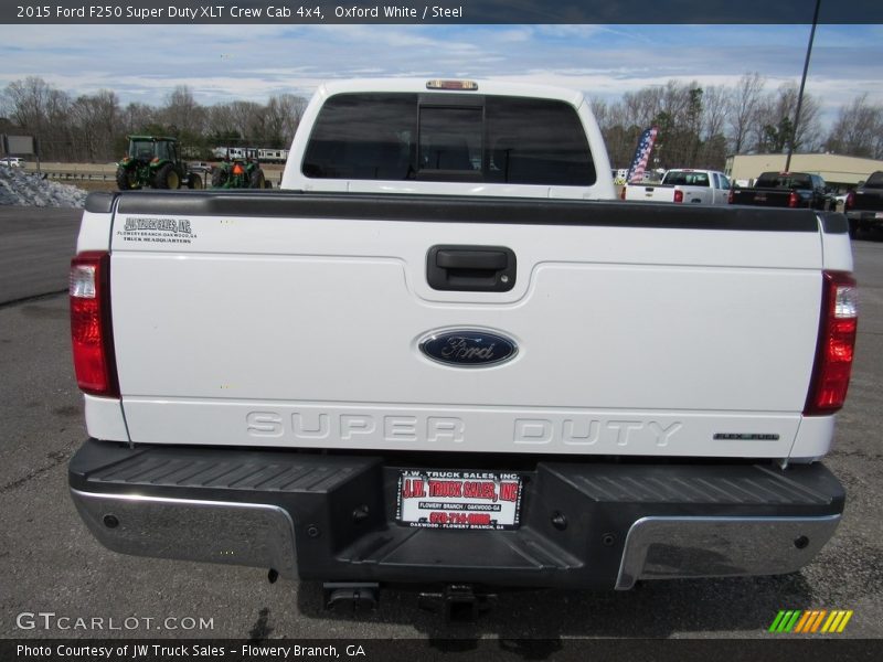 Oxford White / Steel 2015 Ford F250 Super Duty XLT Crew Cab 4x4