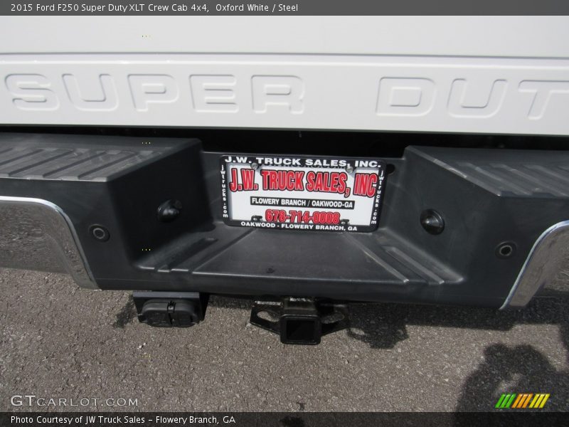 Oxford White / Steel 2015 Ford F250 Super Duty XLT Crew Cab 4x4