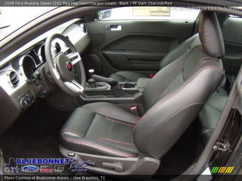 Black / RF Dark Charcoal/Red 2008 Ford Mustang Saleen S281 Red Flag Supercharged Coupe