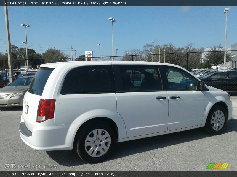 White Knuckle / Black/Light Graystone 2019 Dodge Grand Caravan SE