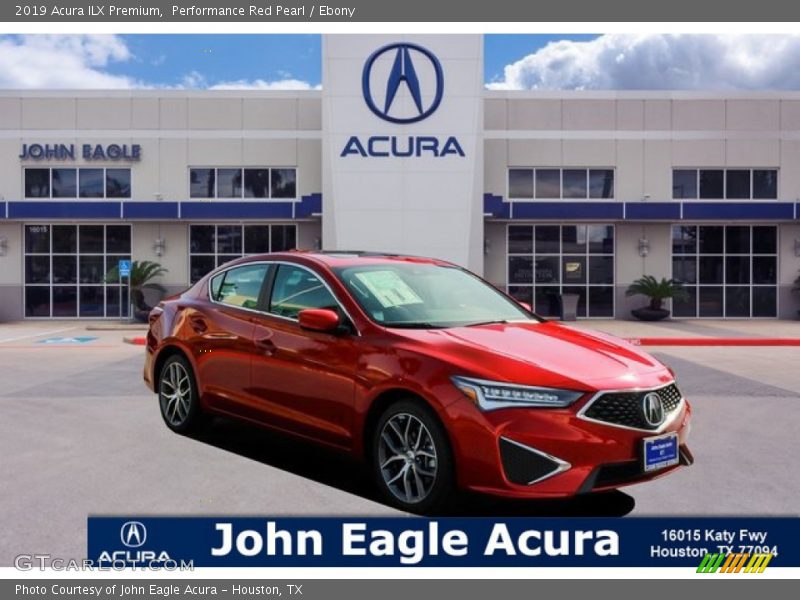 Performance Red Pearl / Ebony 2019 Acura ILX Premium